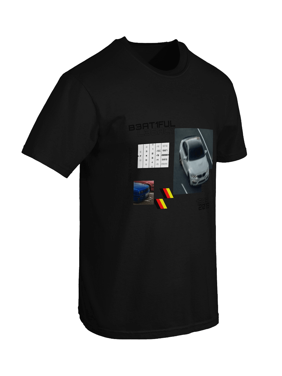 God's Chariot, German Automotive (Black) | Shirt product image (5)
