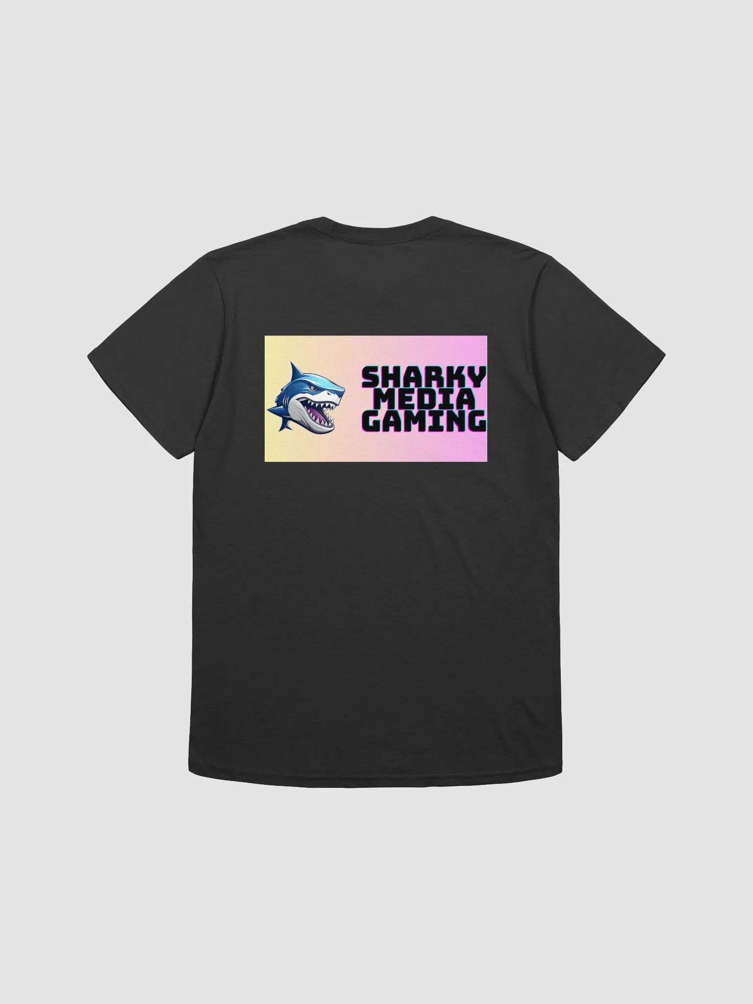 Sharky Media Gaming Tee (Yellow/Pink) product image (12)