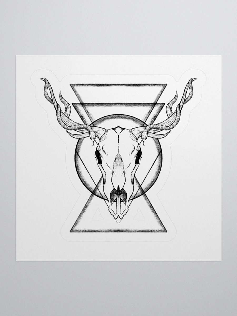 Deer Skull Kiss Cut Sticker product image (2)