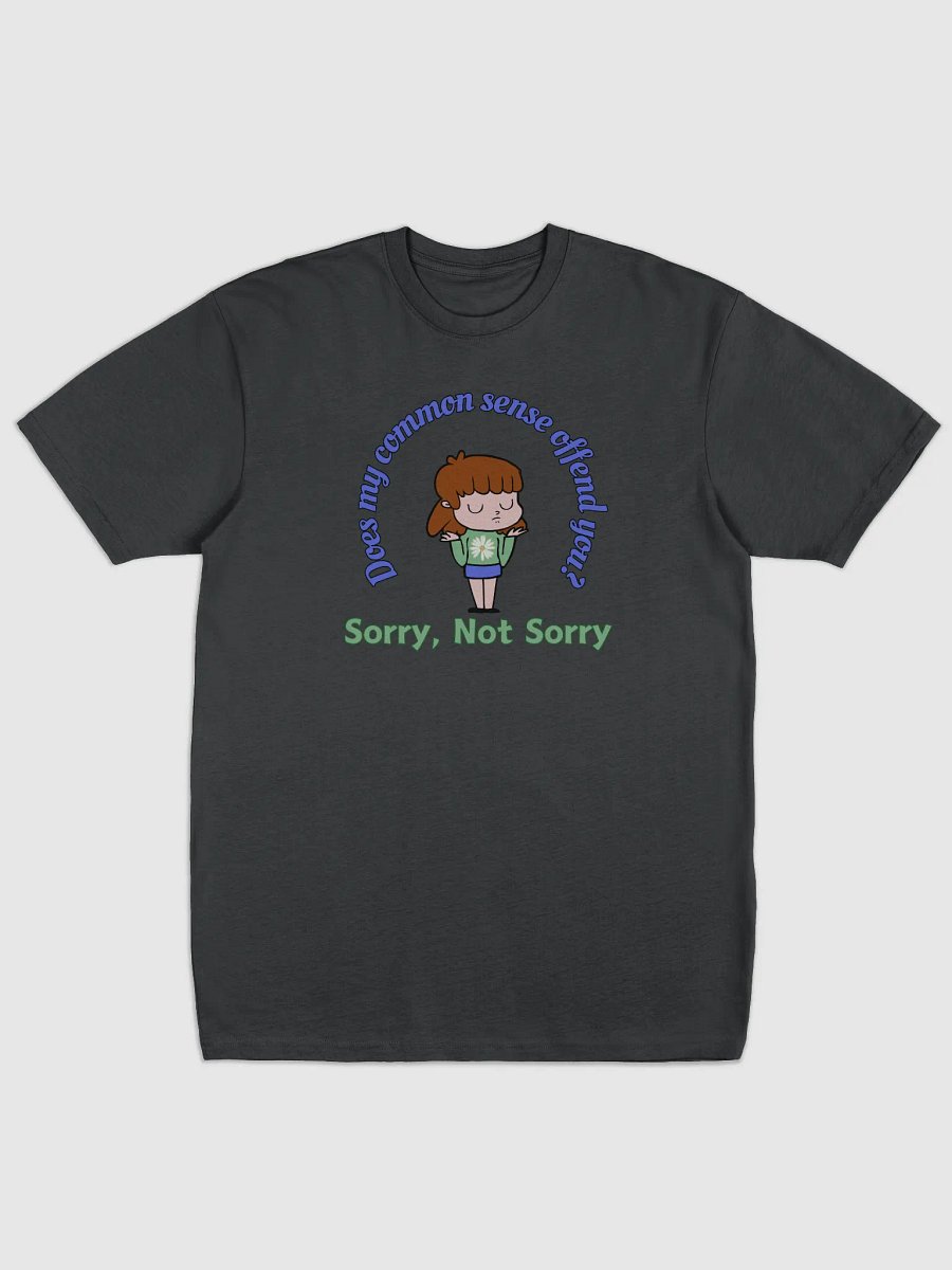 Sorry, Not Sorry Cartoon Tee product image (1)