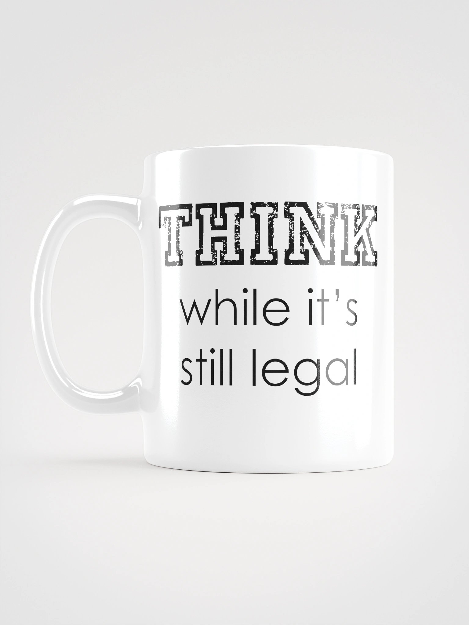 THINK glossy mug product image (1)