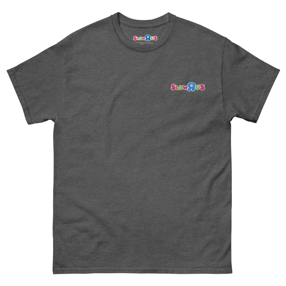 SLOW-R-US UNISEX EMBROIDERED HEAVY TEE product image (2)