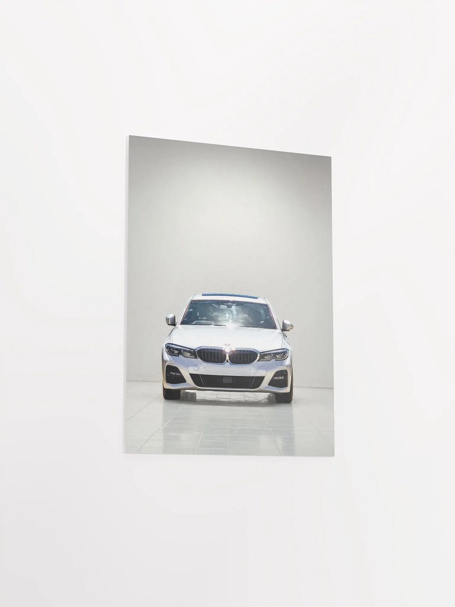 White Car Poster product image (2)