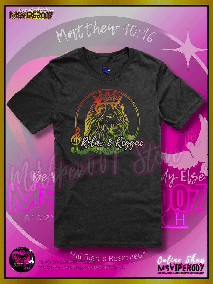 T-Shirt - MsViper007's "Relax & Reggae™ [V2]" Comfort T-shirt By Anna H. product image (1)