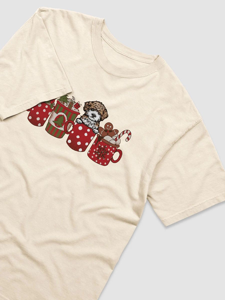 Cute Maltipoo in a Christmas Cup T-Shirt | Funny Christmas Pup in a Cup product image (16)