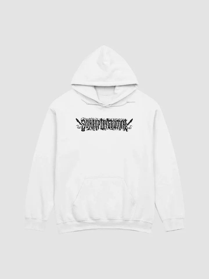 Black Death Metal Logo Hoodie (Unisex) product image (73)