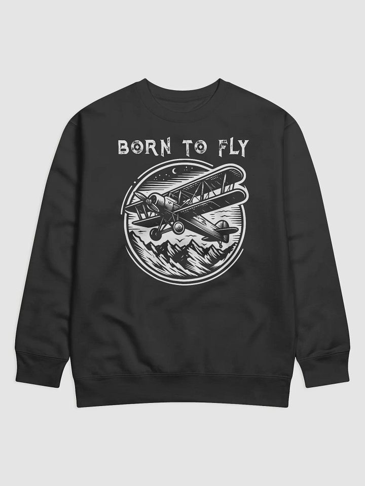 Vintage Airplane Biplane T-Shirt - Retro Aviation Look Sweatshirt product image (1)