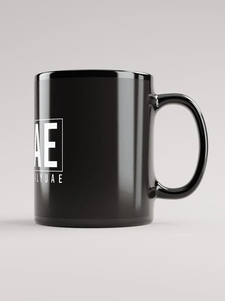 TFUAE Black Glossy Mug product image (2)