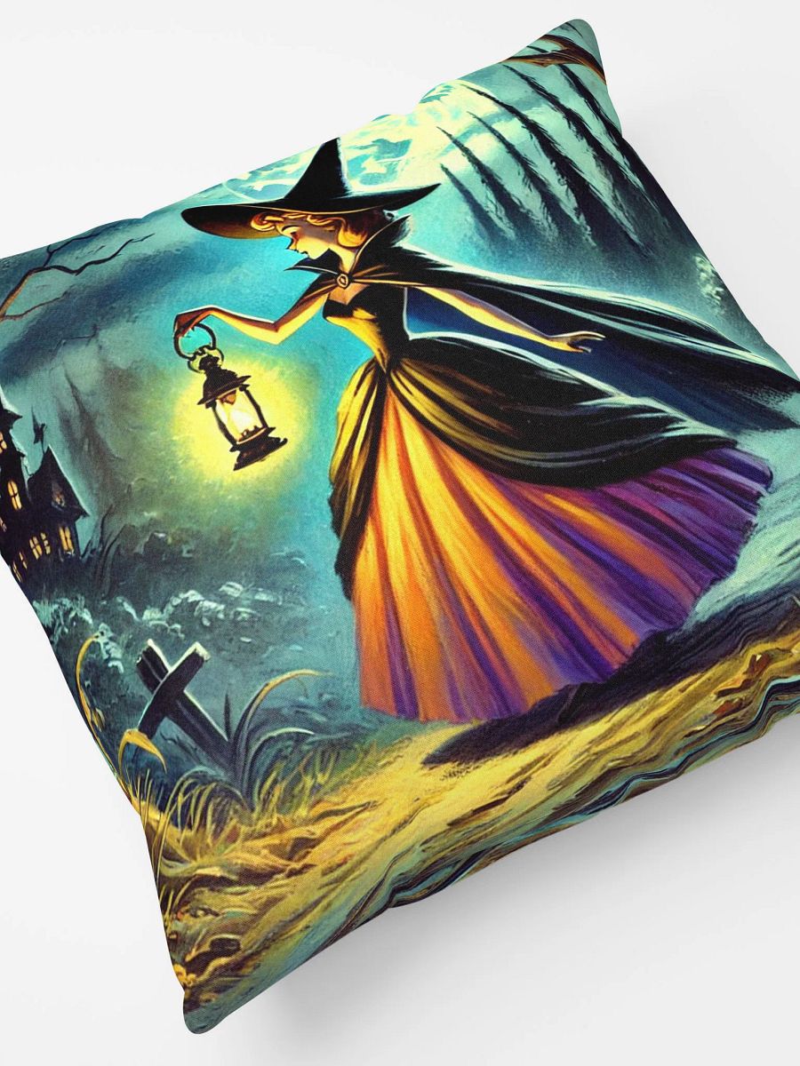 Witch in the Woods Halloween Pillow product image (5)
