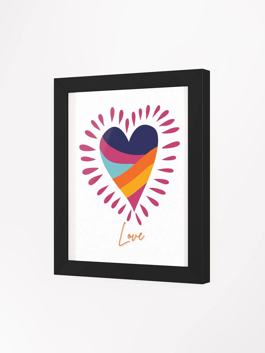 Vibrant Love Framed Poster product image (74)