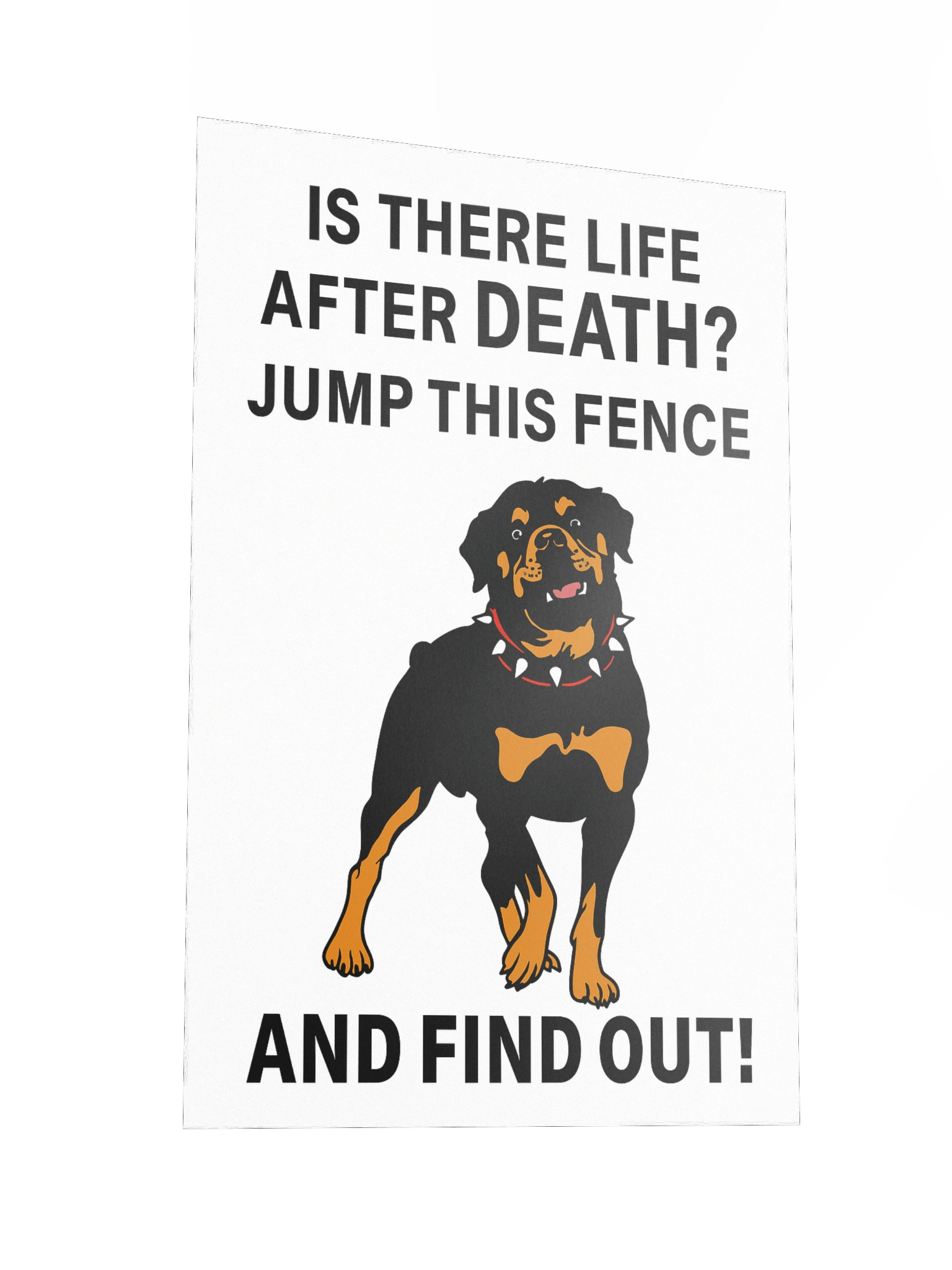 Rottweiler Beyond the Fence Poster product image (5)