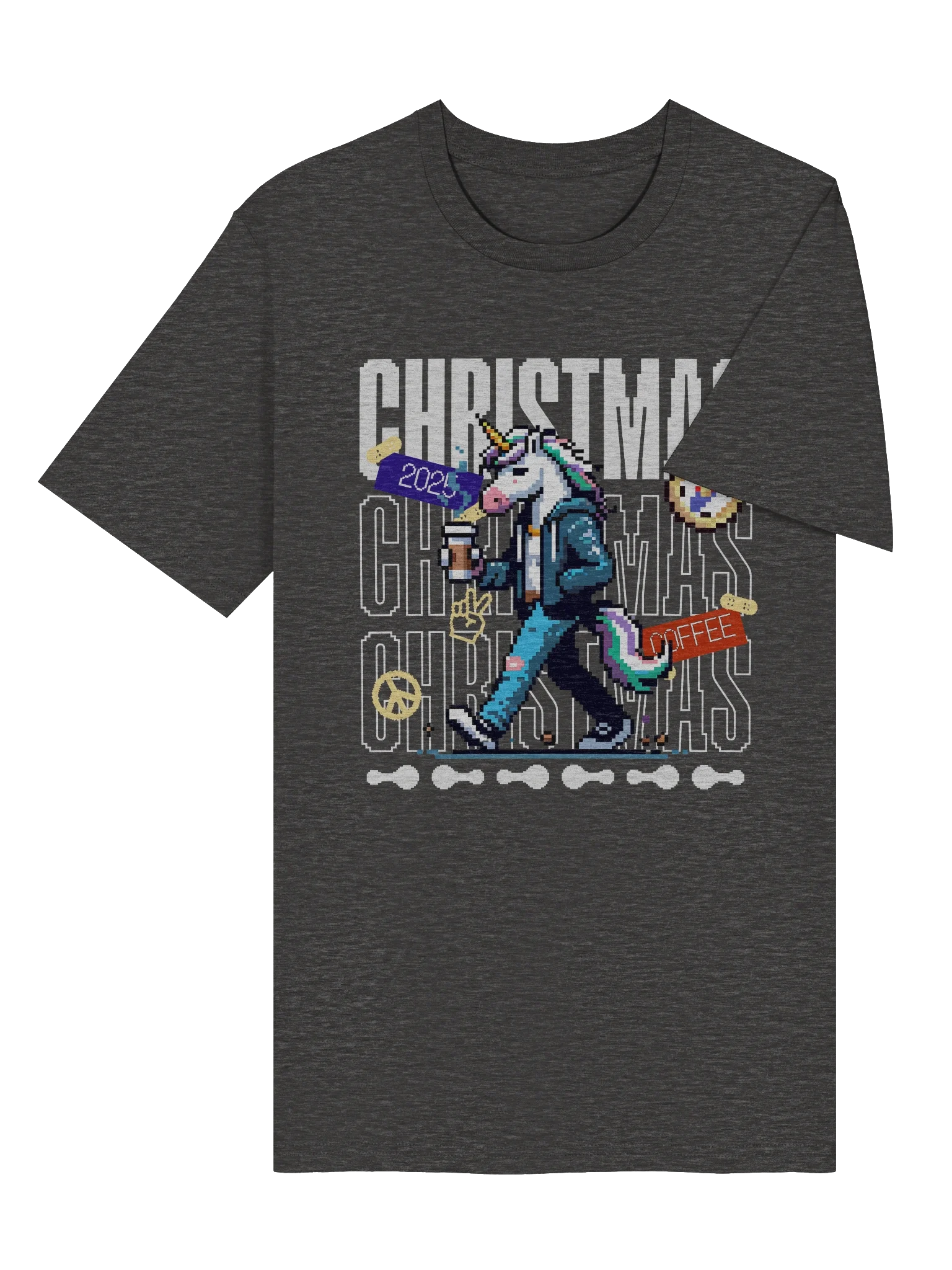 Unicorn Christmas Chaos Pixel Art product image (36)