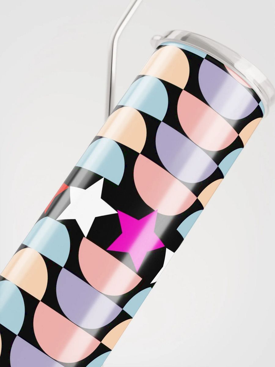 Cosmic Fusion 20 oz Stainless Steel insulated Tumbler with reusable Straw, leak proof cup lid, Tumbler Mug Flasks product image (4)