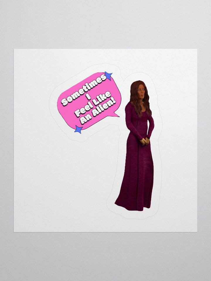 Feel Like An Alien Sticker product image (4)