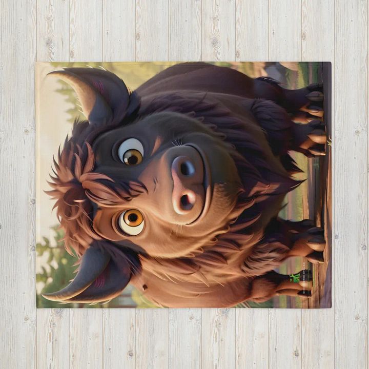 Endangered Species - Mexico - Bison Throw Blanket product image (2)