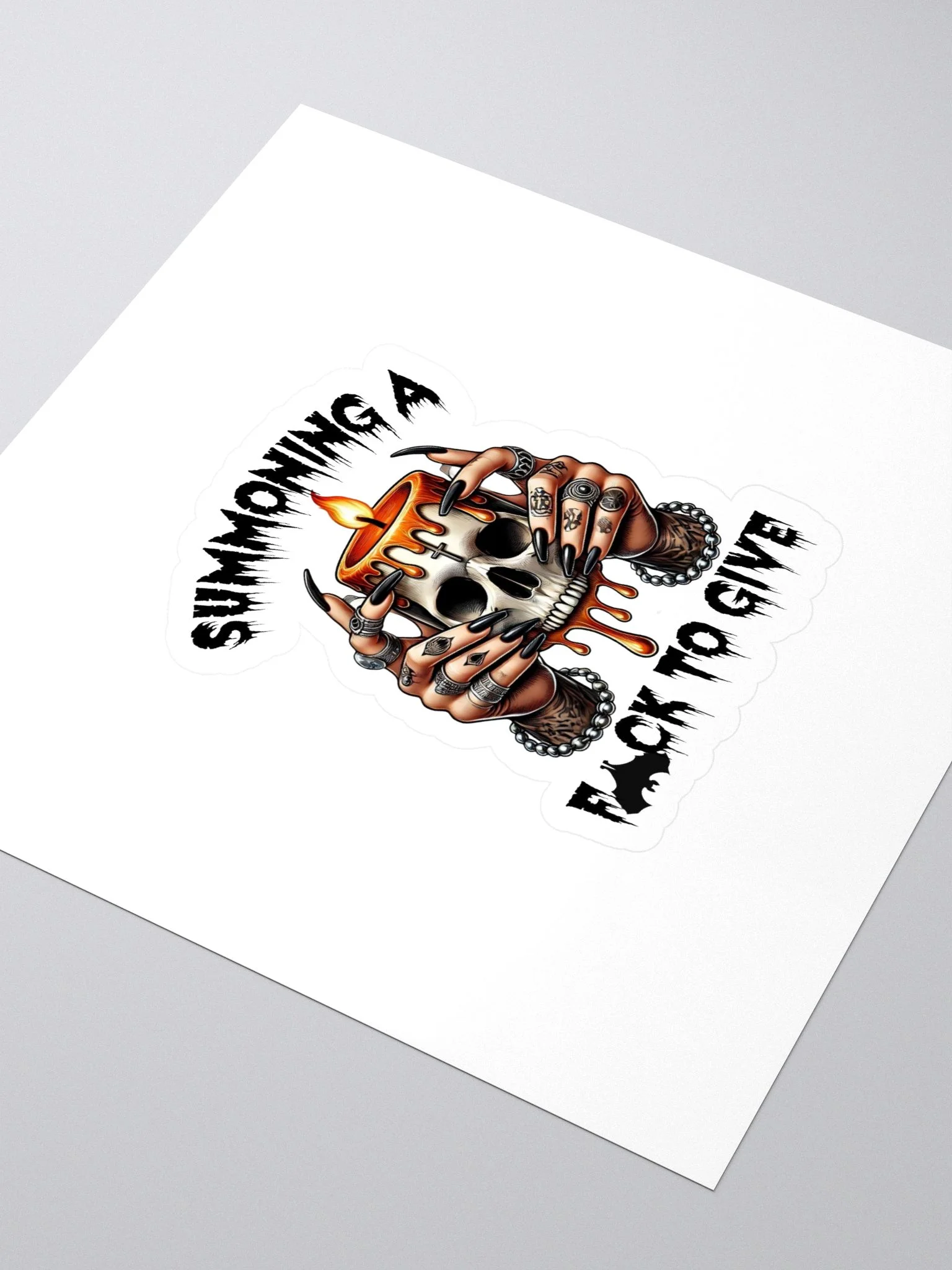 Summoning A F*ck Sticker product image (3)