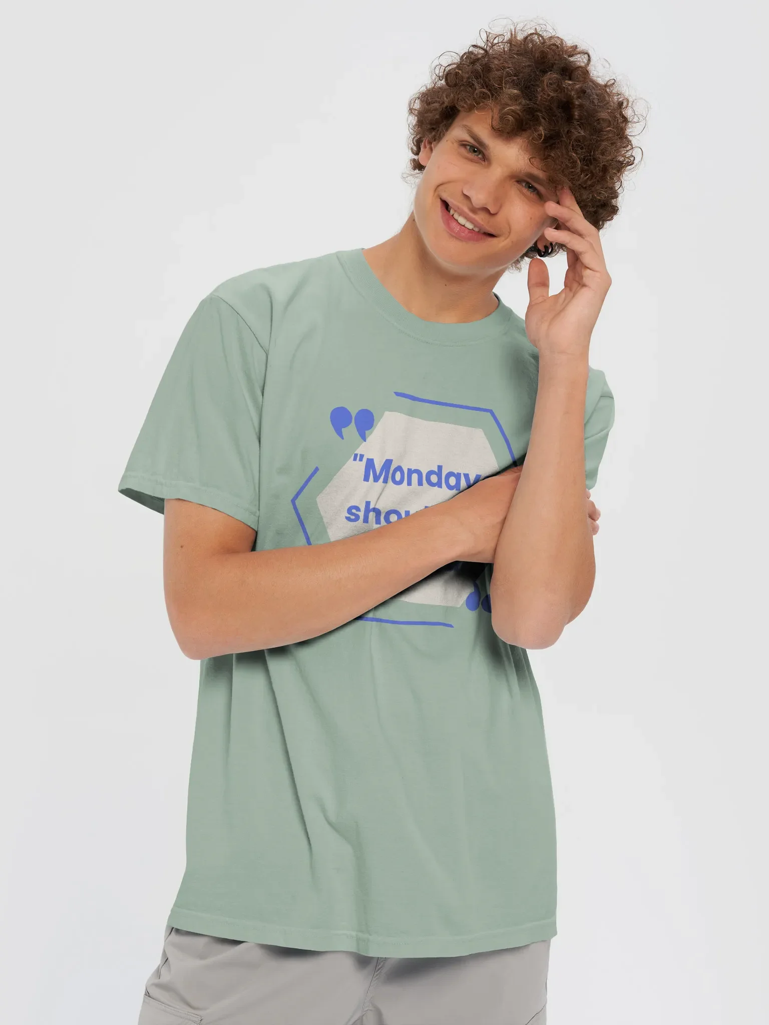 Optional Mondays Hexagon Tee product image (5)