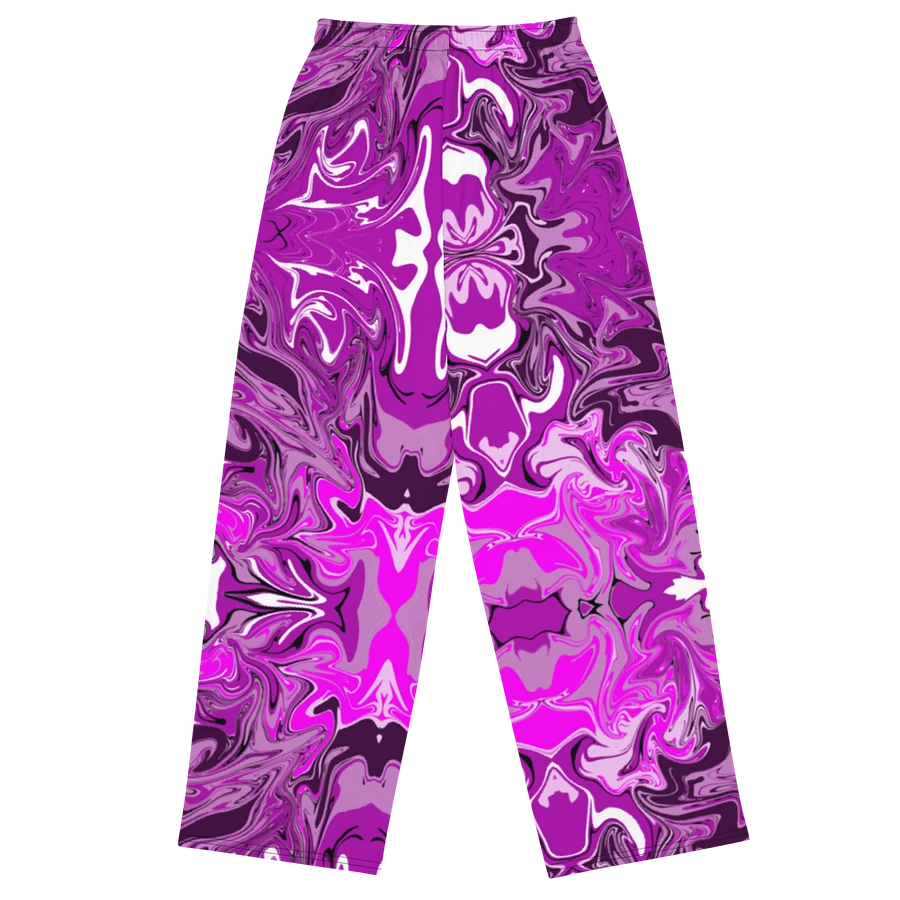 Pink Swirl Unisex Wide Leg Bottoms product image (2)