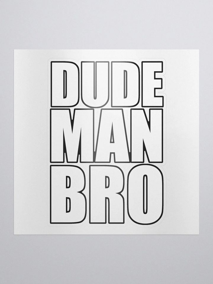 DUDEMANBRO (Sticker) product image (1)