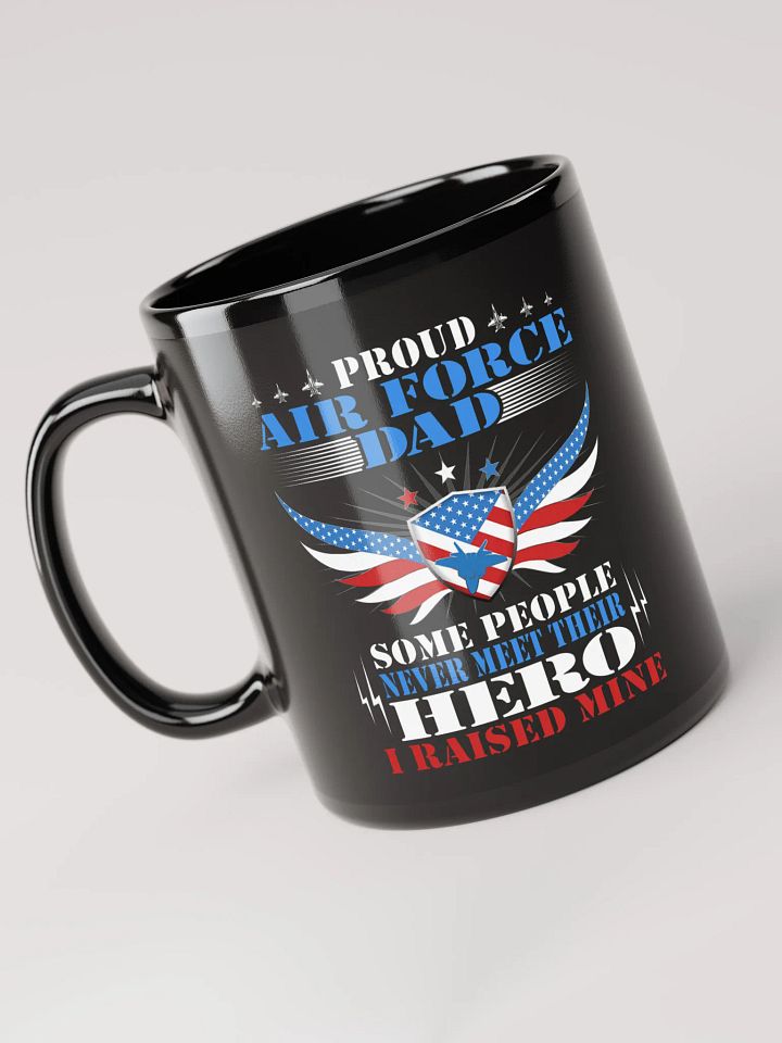 Proud Air Force Dad - Black Mug product image (1)
