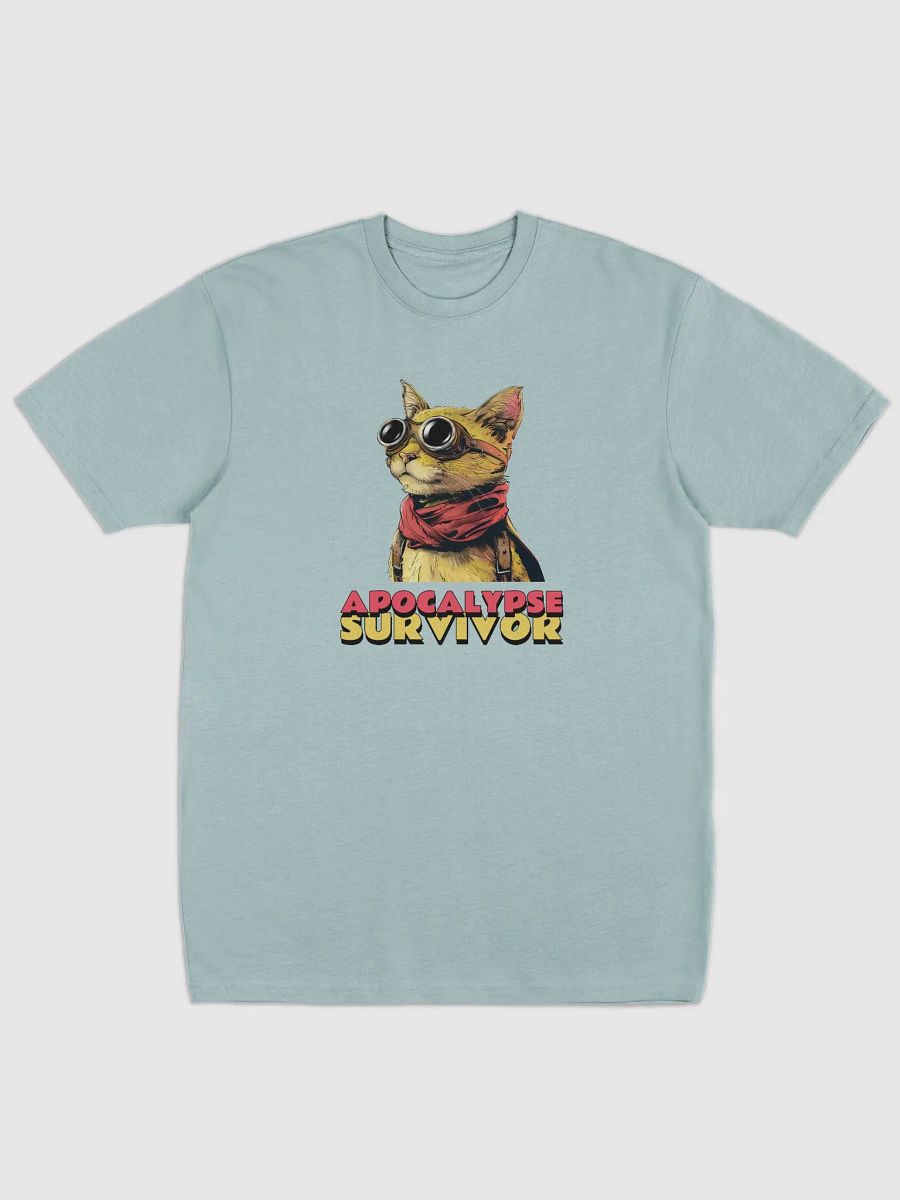 Apocalypse Survivor Aviator Cat Tee product image (1)