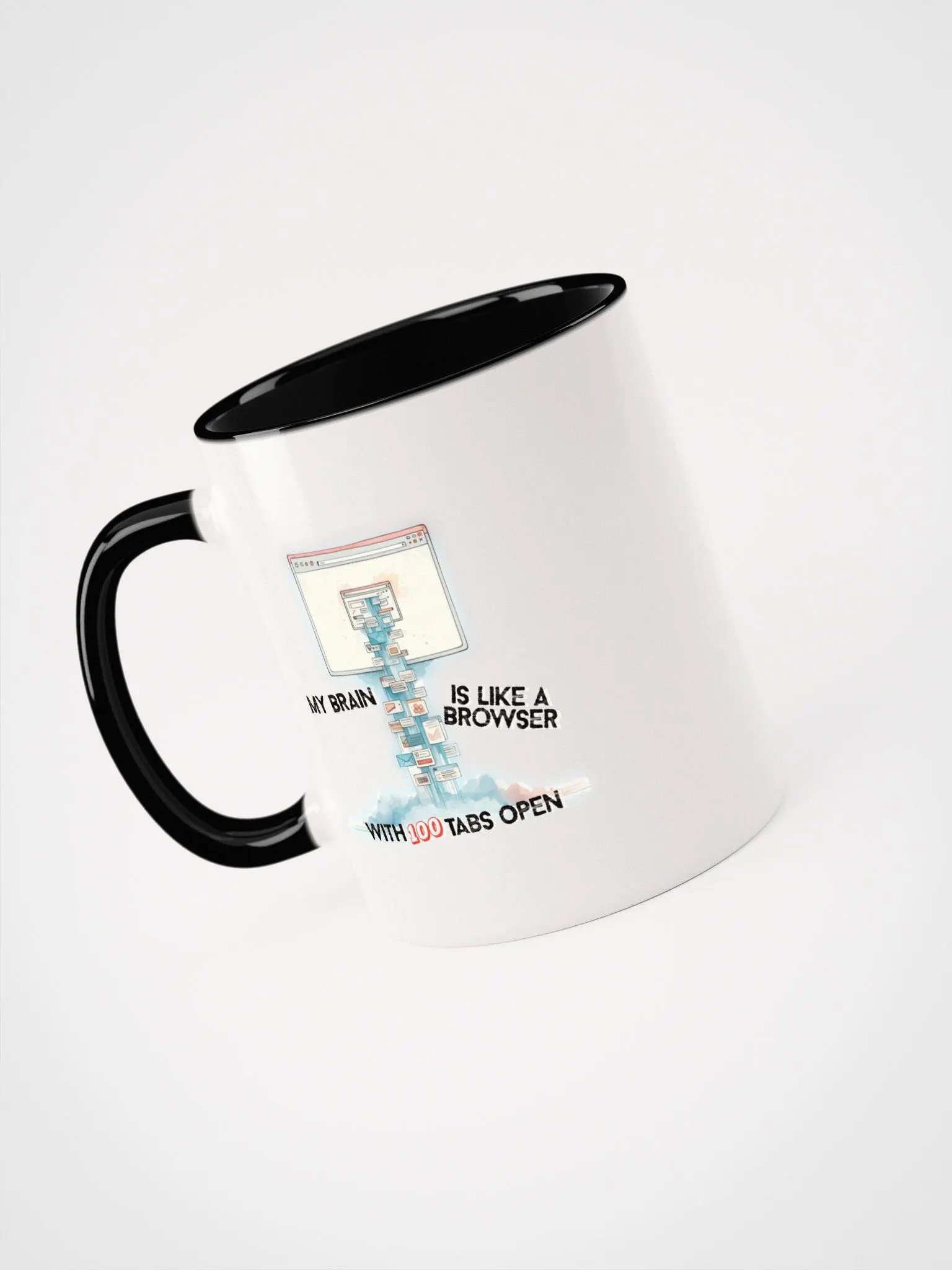 100 Tabs Open Ceramic Mug with Color Inside product image (30)