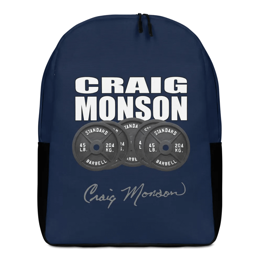Craig Monson Barbell Signature Series Backpack (Navy Blue) product image (1)