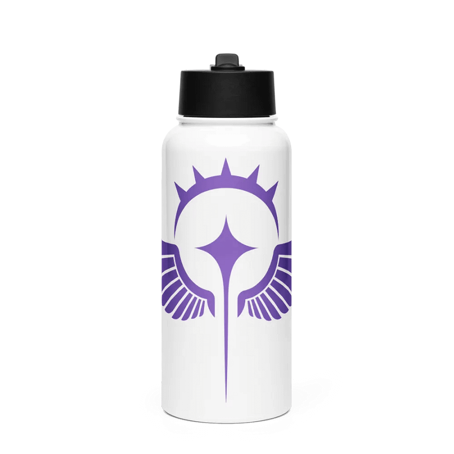 Adeptus Momfriendicus Metal Water Bottle product image (1)