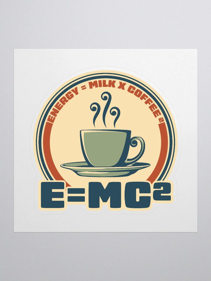 Coffee Genius Retro Sticker product image (3)