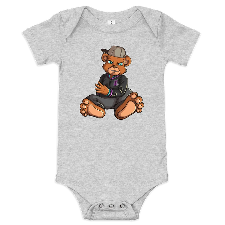 Sitting Bear Bella+Canvas Baby Short Sleeve One Piece product image (1)