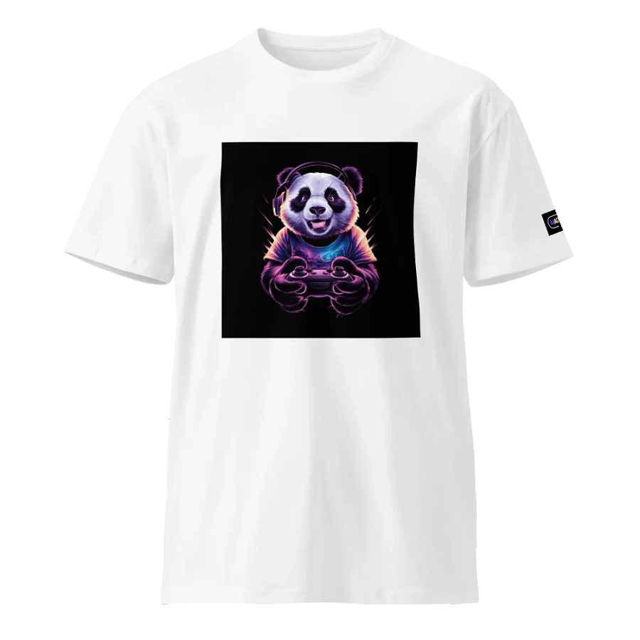 Neon Panda Gamer T-Shirt product image (1)
