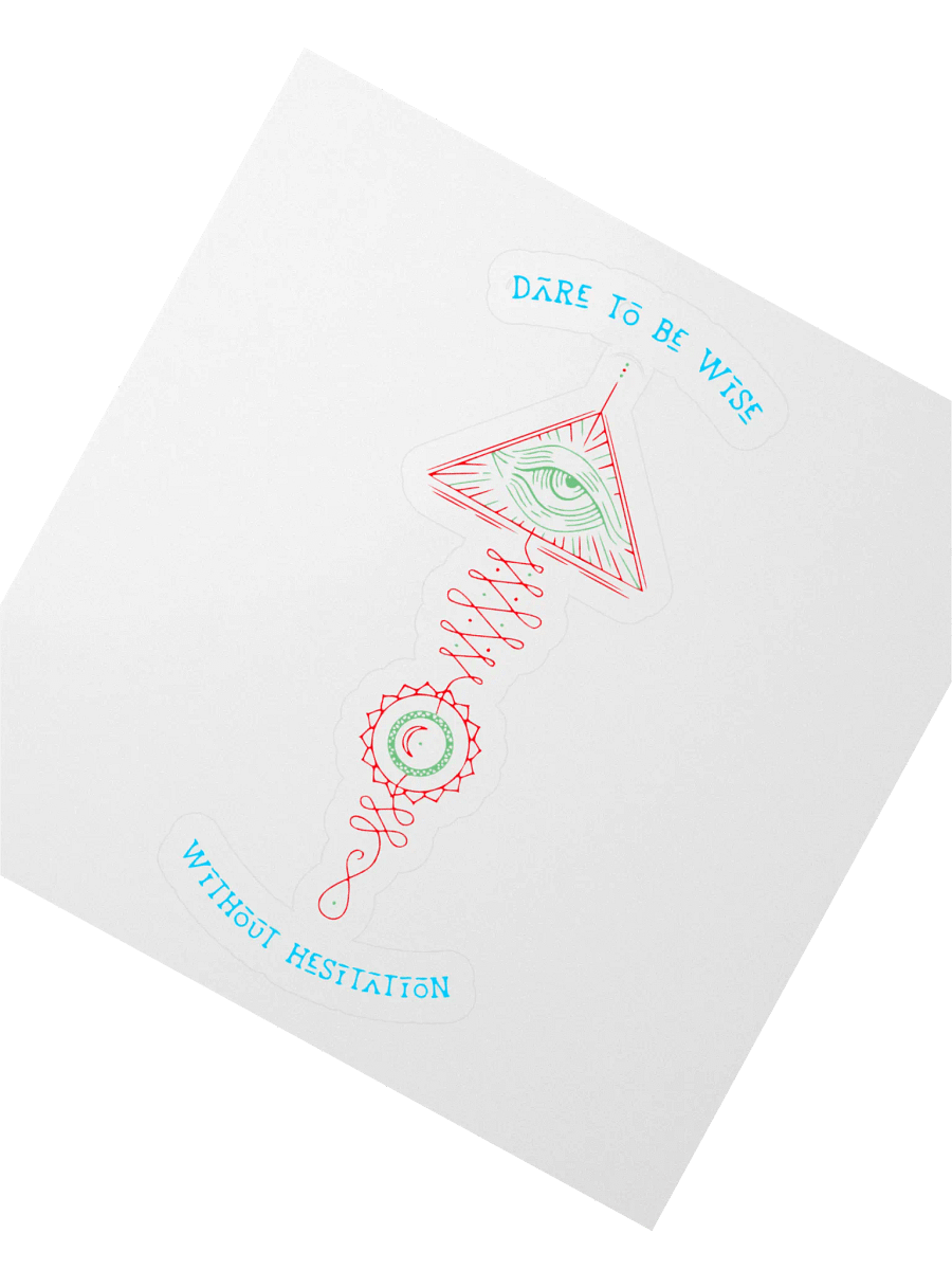 Dare To Be Wise Tree Kiss Cut Stickers product image (2)