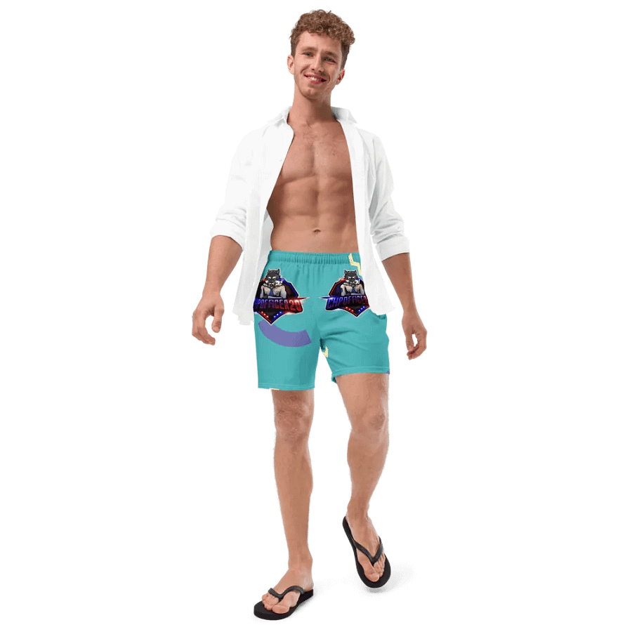 Choppercrew Emblem All-Over Print Swim Trunks product image (11)