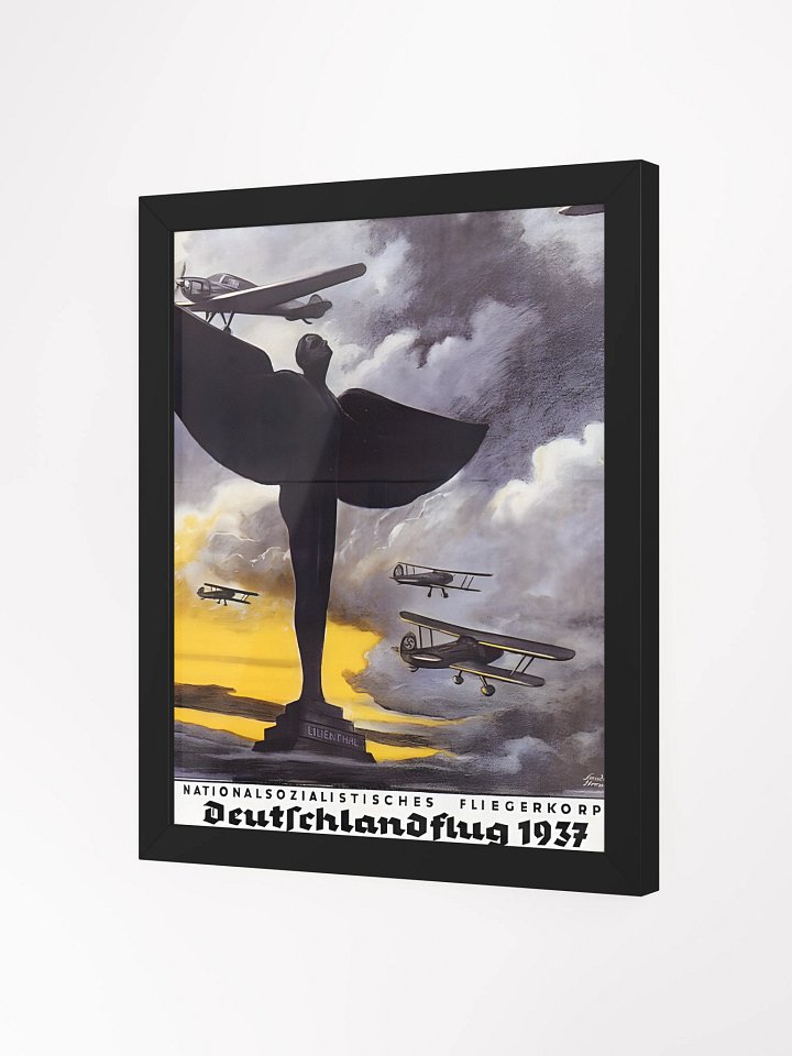 vintage Nazi propaganda poster for the "Deutschlandflug 1937" product image (2)