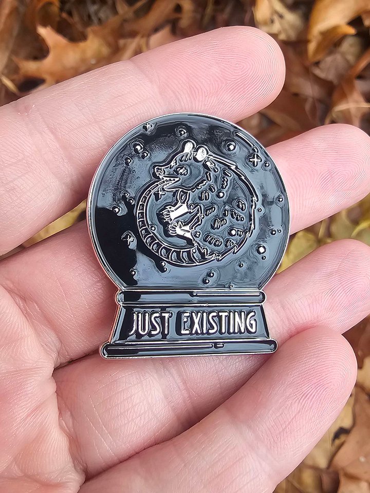 CLEARANCE! Just Existing 1.5 inch pin product image (2)