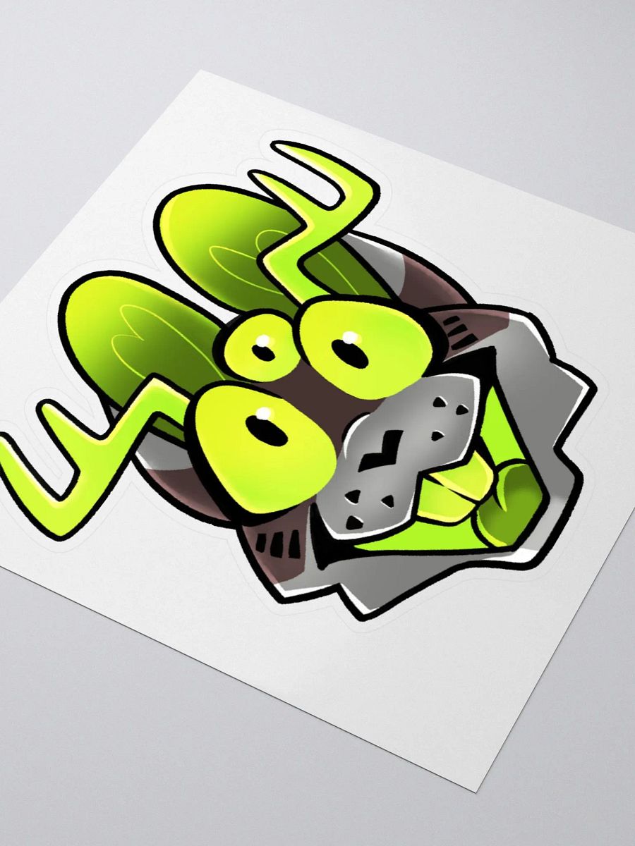 Radioactive Cryptid Smile Sticker product image (3)