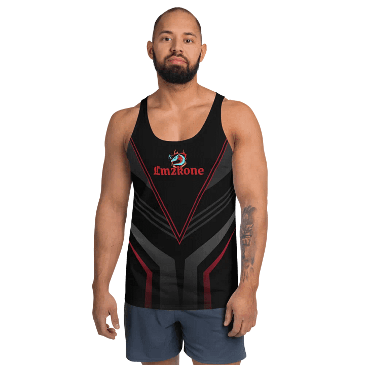 LM2Kone red - Customizable Tank Top - 5% elastane product image (1)