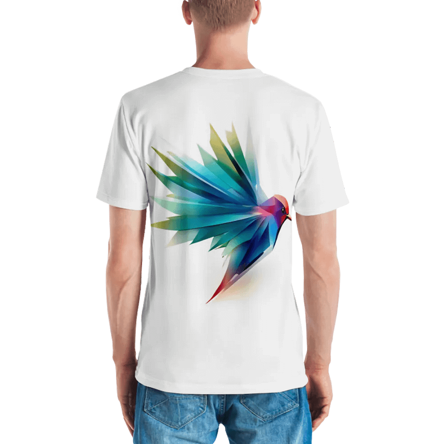Vibrant Bird T shirt product image (2)