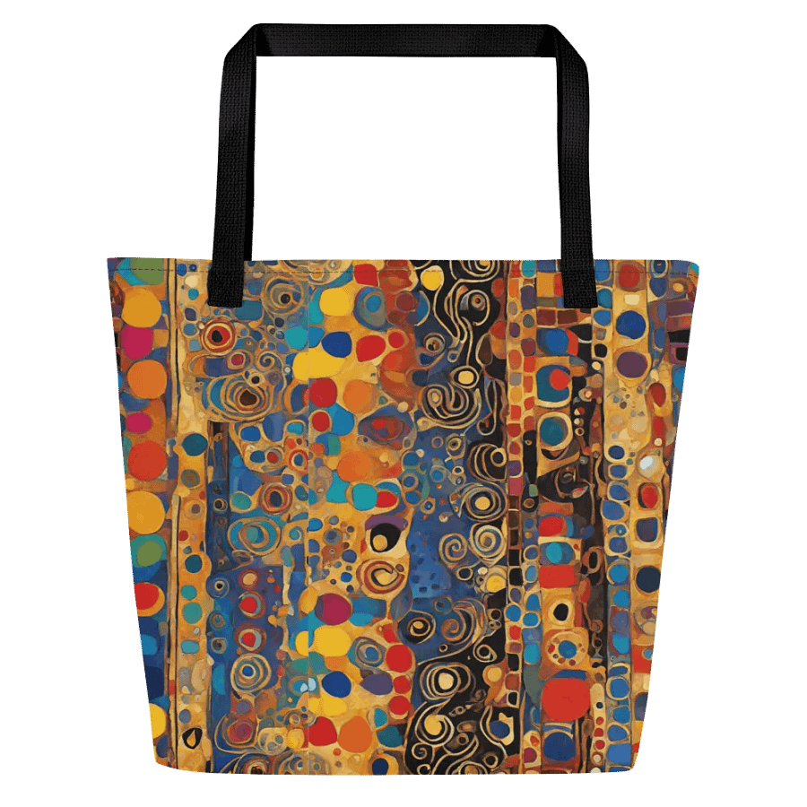 kLIM Golden Swirls All-Over Tote Bag FOR ARTY FRIENDS product image (3)