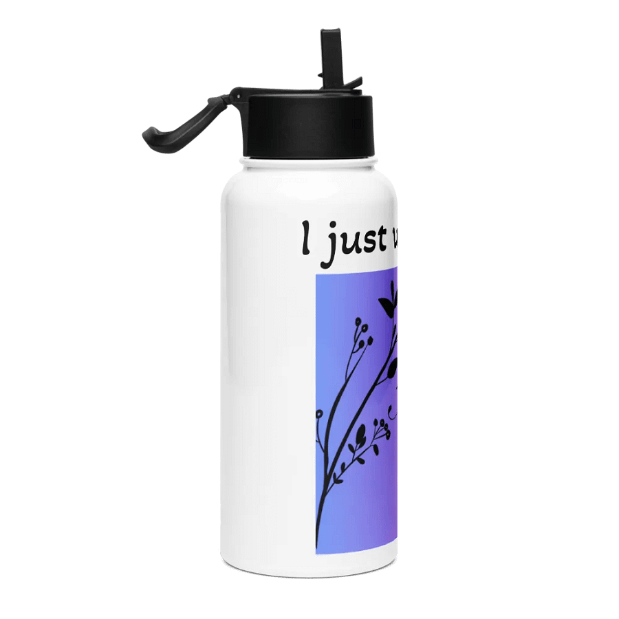 "i just work here" misfit water bottle product image (4)