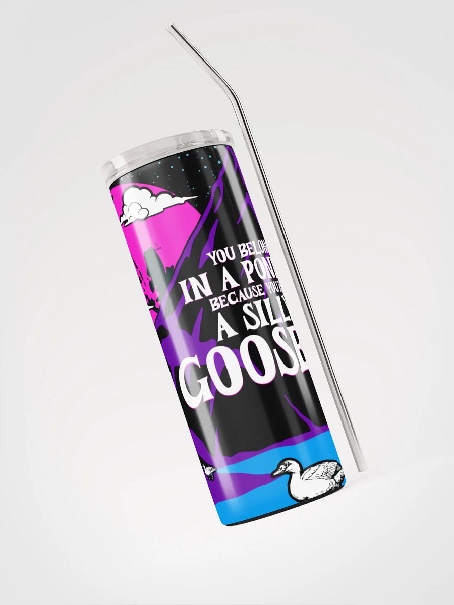 silly goose Moonlit Pond Stainless Steel Tumbler product image (3)