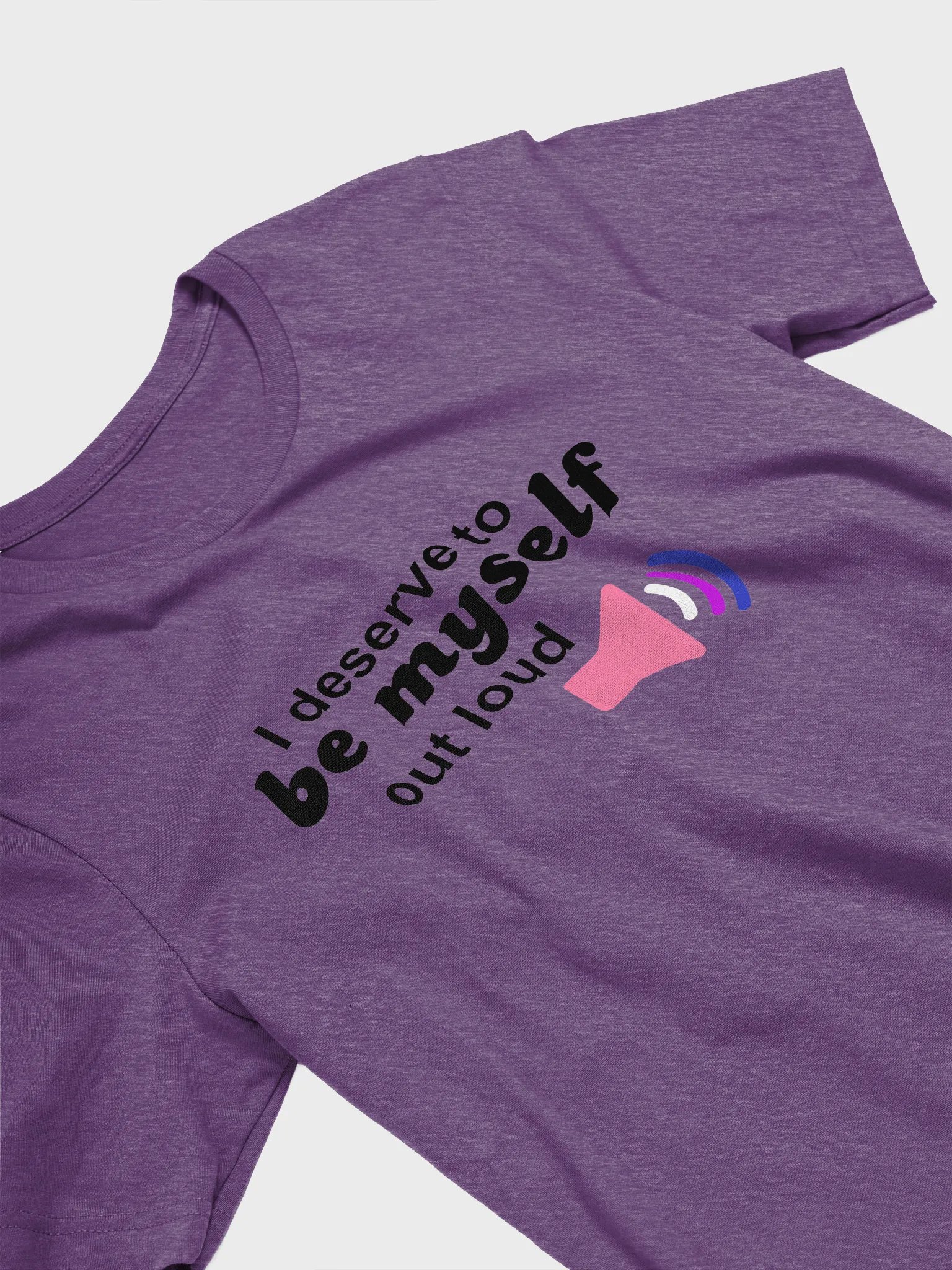 be myself out loud genderfluid t-shirt product image (3)
