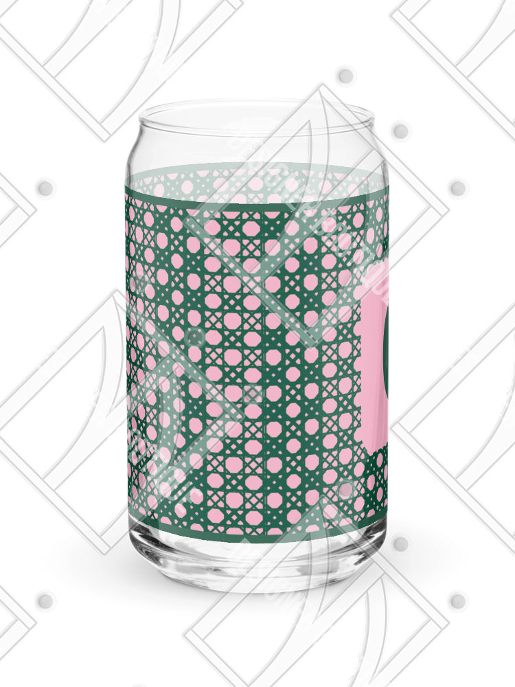 Verdant Garden Monogram C Can-Shaped Glass product image (5)