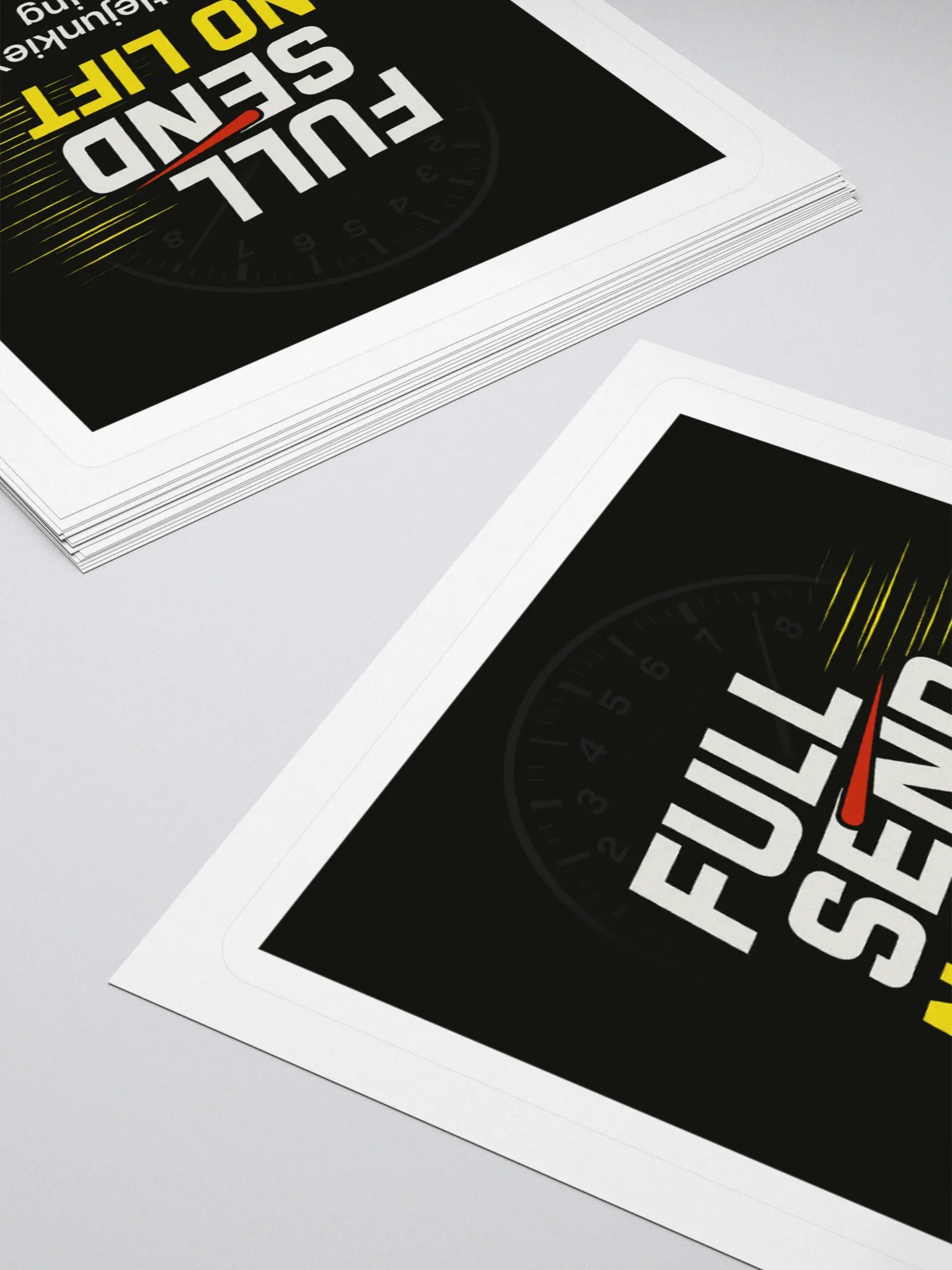 FULL SEND NO LIFT Kiss Cut Stickers product image (16)
