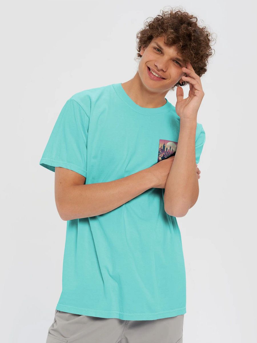 Sunset Skyline Comfort Tee |Ai Design traveling product image (46)