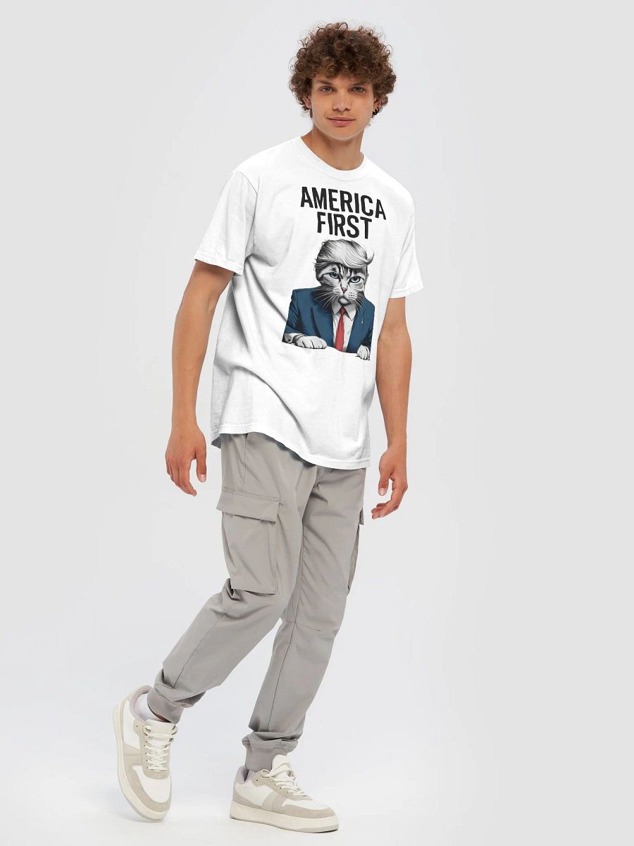 Patriotic Feline Leader T-Shirt product image (6)