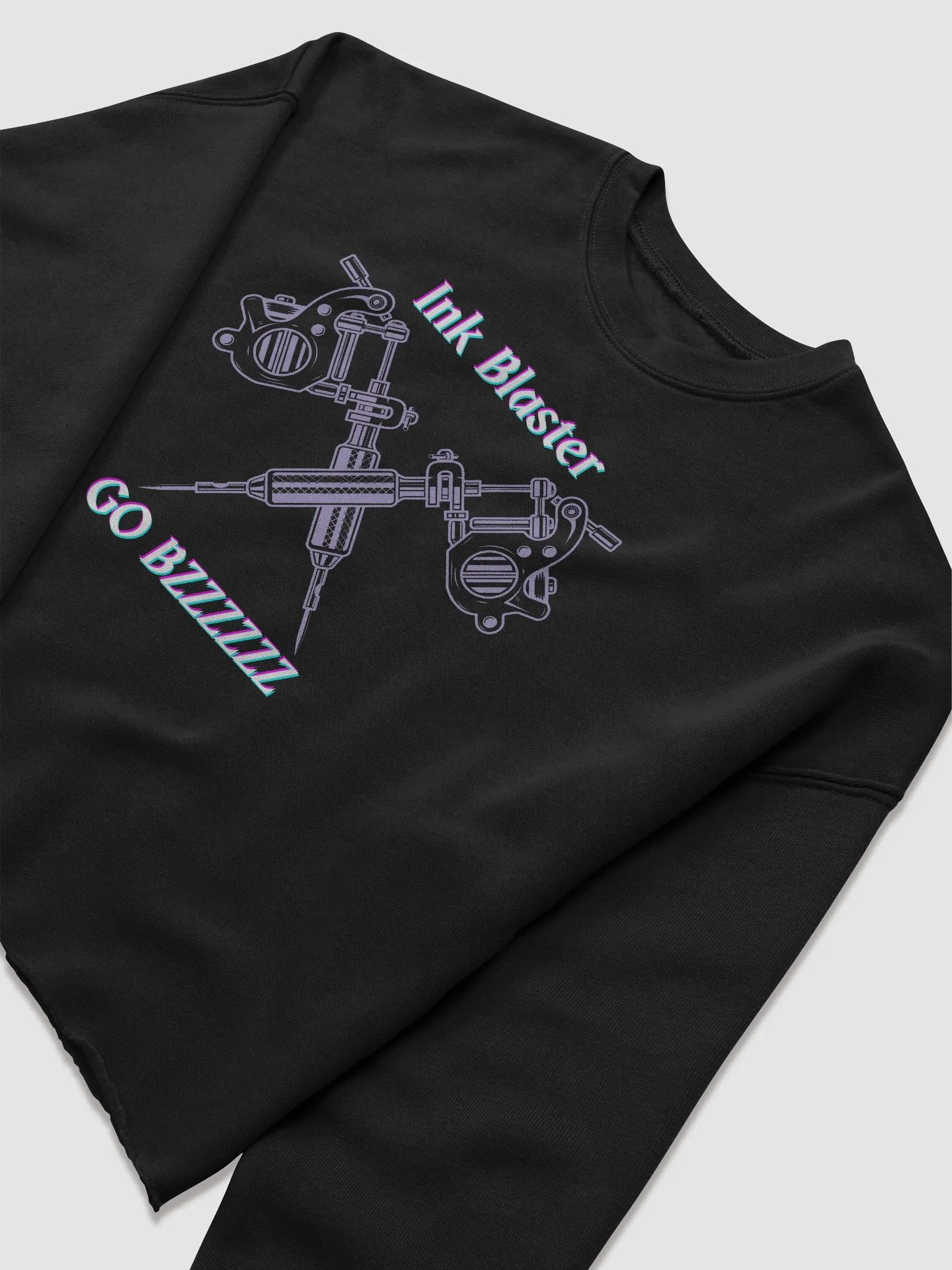 "Ink Blaster Go Bzzzz" Cropped Sweater product image (5)