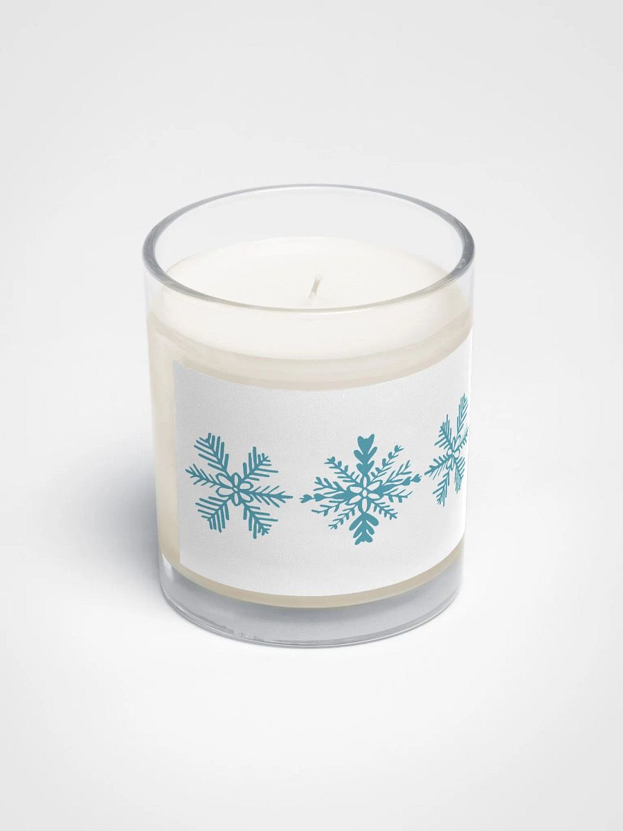 Simple Snowflakes Soy Wax Candle product image (2)