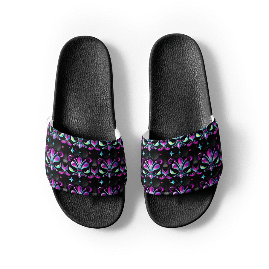 Mardi Gra All Over Print Slip On Slides product image (3)
