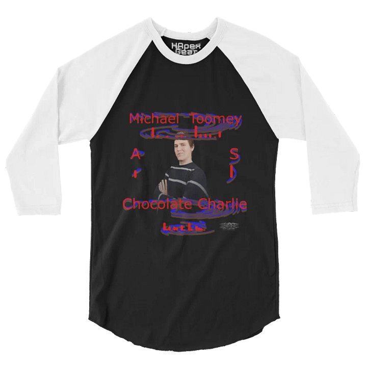 Michael Toomey As Chocolate Charlie 00 - Fine Jersey Raglan Tee product image (12)